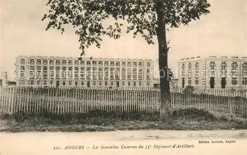 Angers Novelles Casernes du 33e Regiment d Artillerie Angers
