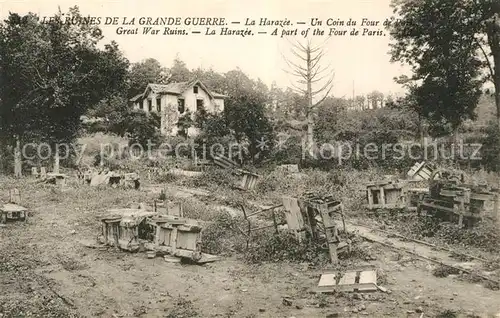 La_Harazee Ruines de la Grande Guerre Coin du Four de Paris Truemmer 1. Weltkrieg La_Harazee