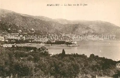 Beaulieu sur Mer La Baie vue de Saint Jean Beaulieu sur Mer