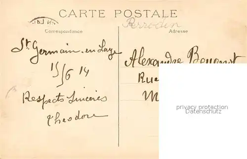 Saint Germain en Laye Panorama pris de la Terrasse Saint Germain en Laye