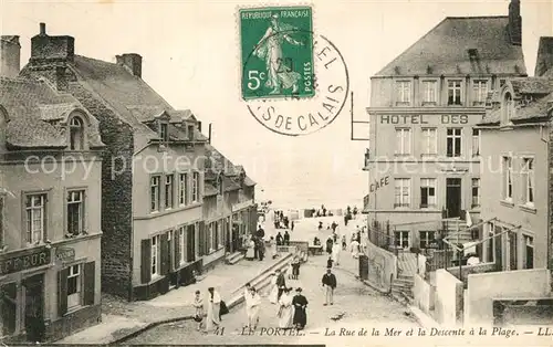 Le_Portel Rue de la Mer et la descente a la plage Le_Portel