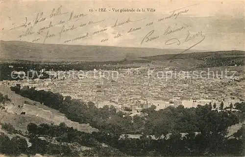 Fez_Fes Vue generale de la ville Fez_Fes