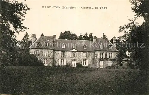 Barenton Chateau de Thou Barenton