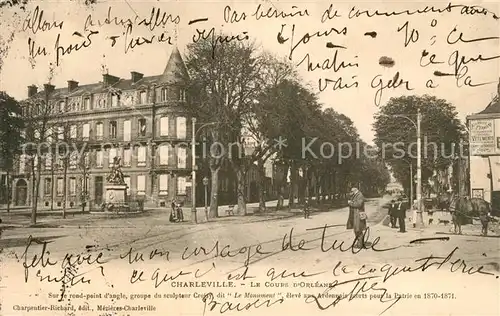 Charleville Mezieres Cours d Orleans Monument Charleville Mezieres