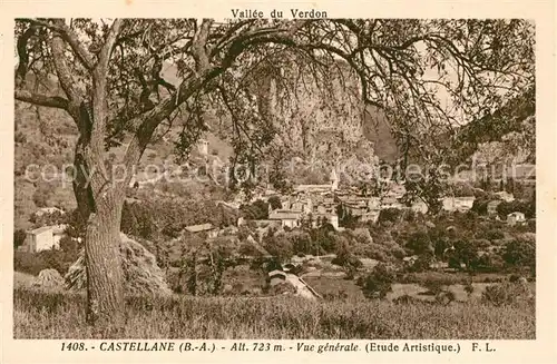 Castellane Vue generale Castellane