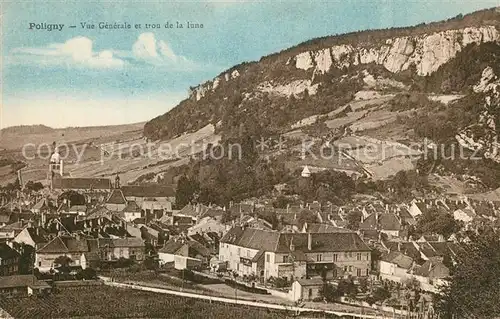 Poligny_Jura Vue generale et trou de la lune Poligny Jura
