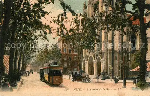 Nice_Alpes_Maritimes Avenue de la Gare Tram Nice_Alpes_Maritimes