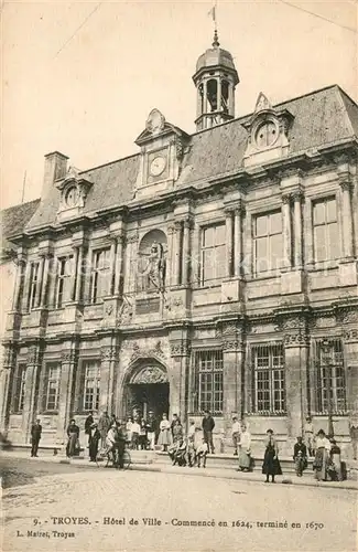 Troyes_Aube Hotel de Ville Rathaus Troyes Aube