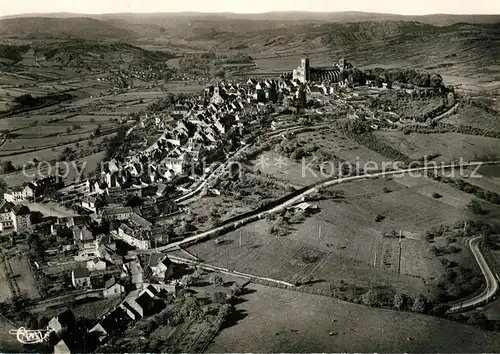 Vezelay Vue aerienne Vezelay