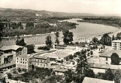 Valence_Drome La piscine et le Rhone Valence_Drome