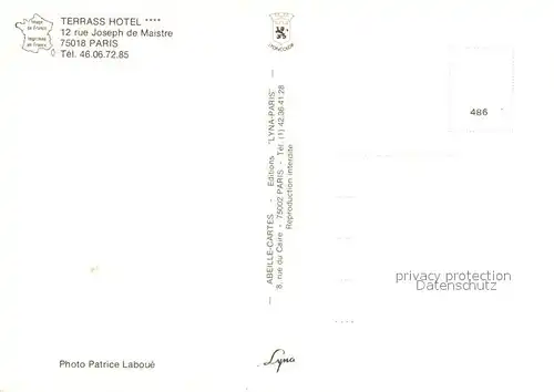 Paris Terrass Hotel Paris