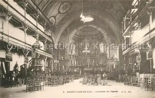 Saint Jean de Luz Interieur de l eglise Saint Jean de Luz