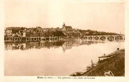 Blois_Loir_et_Cher Vue generale les bords de la Loire Blois_Loir_et_Cher