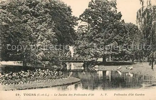 Tours_Indre et Loire Le Jardin des Prebendes d Oe Tours Indre et Loire