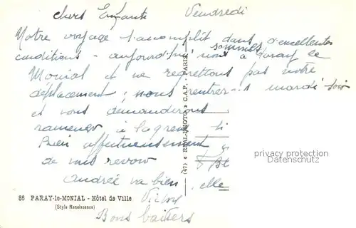 Paray le Monial Hotel de Ville Paray le Monial