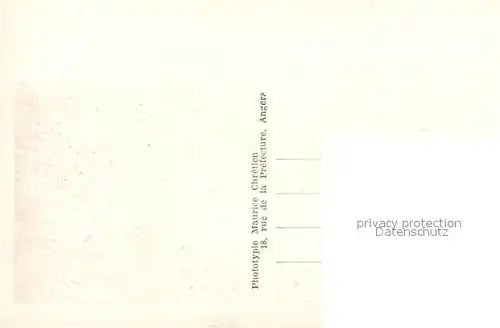 Angers Vue panoramique vers le Chateau la Maine et la Cathedrale Angers