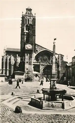 Toulouse_Haute Garonne La Cathedrale Saint Etienne La Rose 1280 Portail 1451 Clocher  Toulouse Haute Garonne