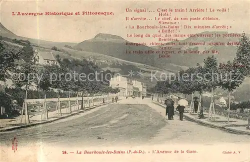 La_Bourboule les Bains Avenue de la Gare 