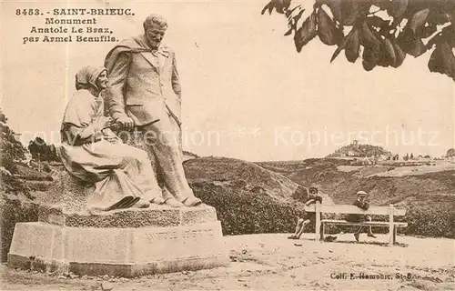 Saint Brieuc_Cotes d_Armor Monument Anatole Le Braz par Armel Beaufils Saint Brieuc_Cotes d