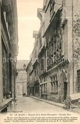 Le_Mans_Sarthe Maison de la Reine Berengare Grand Rue Le_Mans_Sarthe