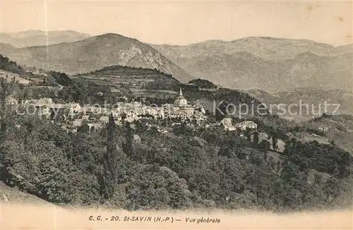 Saint Savin_Hautes Pyrenees Vue generale Saint Savin