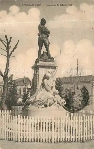 Vitry le Francois Monument du Colonel Moll Vitry le Francois