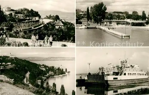 Tihany Teilansichten Faehre Tihany