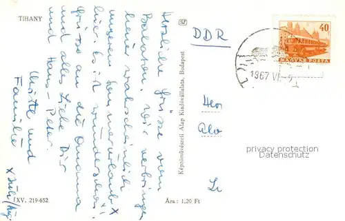 Tihany Teilansichten Faehre Tihany