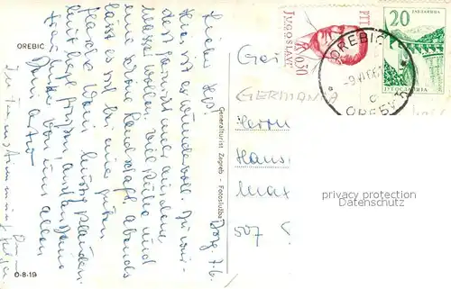 Orebic Teilansichten Strand Orebic