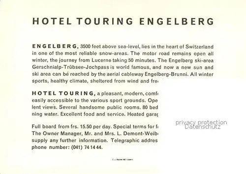 Engelberg_OW Hotel Touring Engelberg OW