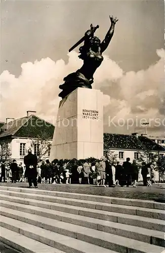 Warszawa Pomnik Bohaterow Warszawy Warszawa