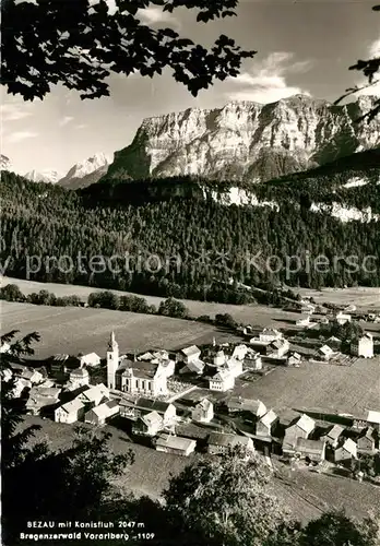 Bezau_Vorarlberg mit Kanisfluh und Bregenzerwald Bezau Vorarlberg