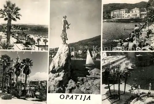 Opatija_Istrien Teilansichten Monument Opatija_Istrien