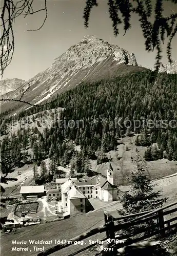 Matrei_Osttirol Maria Waldrast mit Serles Matrei_Osttirol