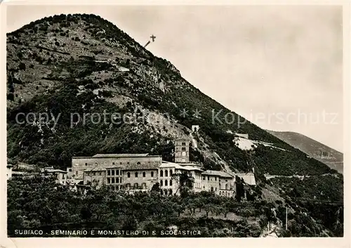 Subiaco_Italien Seminario e Monastero di S Scolastica Subiaco Italien