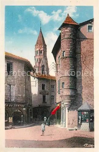 Saint Leonard de Noblat Vieilles maisons Tour historique XVIe siecle Saint Leonard de Noblat