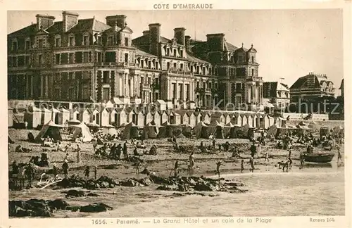 Parame Grand Hotel et un coin de la plage Parame