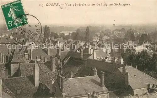 Cosne Cours sur Loire Vue generale prise de l Eglise Saint Jacques Cosne Cours sur Loire