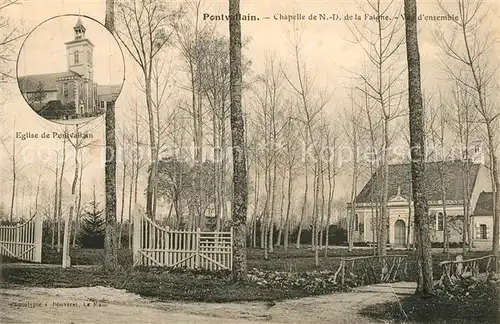 Pontvallain Chapelle de Notre Dame de la Faigne Eglise Pontvallain