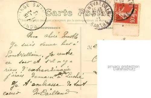 Pontvallain Chapelle de Notre Dame de la Faigne Eglise Pontvallain