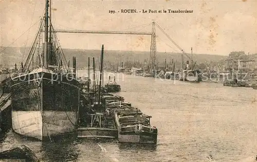 Rouen Le Port et le Transbordeur Bateaux Rouen