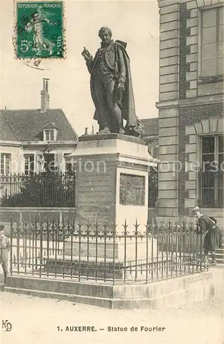 Auxerre Statue de Fourier Monument Auxerre
