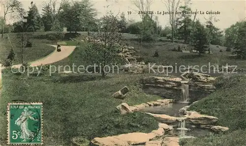 Angers Jardin des Plantes la cascade Angers