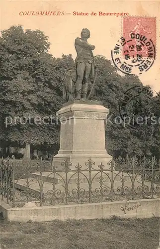Coulommiers Statue de Beaurepaire Monument Coulommiers