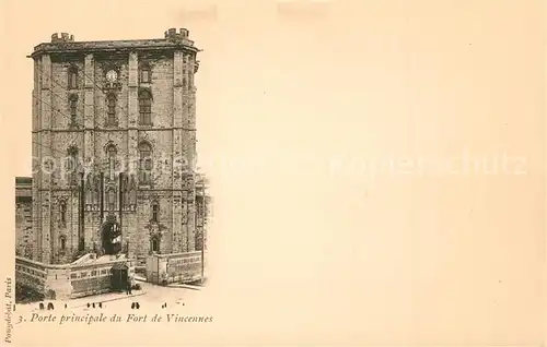 Vincennes Porte principale du Fort Vincennes