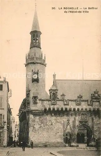 La_Rochelle_Charente Maritime Le Beffroi de l Hotel de Ville La_Rochelle