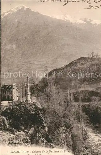 Saint_Sauveur_Hautes_Pyrenees Colonne de la Duchesse de Berry Saint_Sauveur