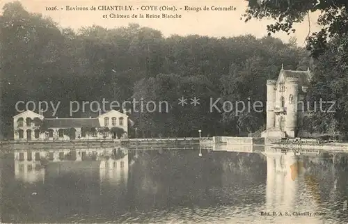 Coye la Foret Etangs de Commelle et Chateau de la Reine Blanche Coye la Foret