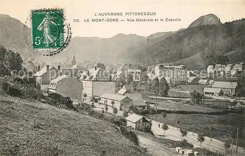 Le_Mont Dore Vue generale et le Capucin Le_Mont Dore