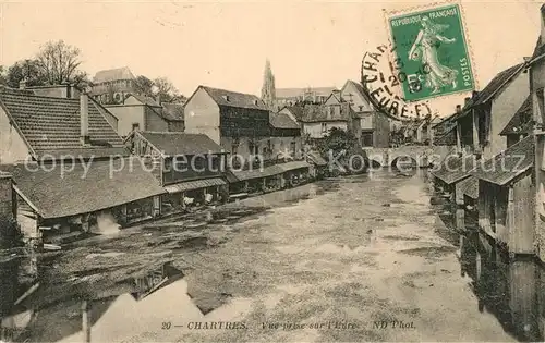 Chartres_Eure_et_Loir Vue prise sur l Eure Chartres_Eure_et_Loir